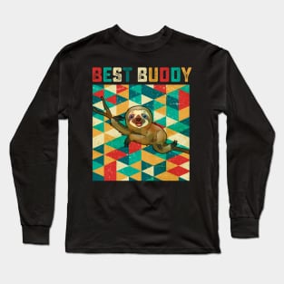 Best Buddy Sloth Long Sleeve T-Shirt